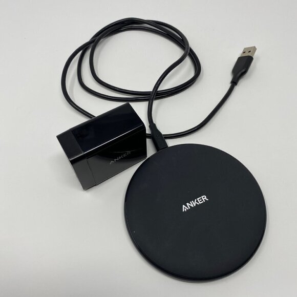Anker PowerWave Pad Wireless Charger 10W Qi Fast Charging Pad With Wall Charger - Picture 8 of 9